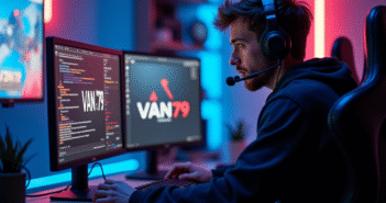 Valorant et le défi du code d’erreur Van -79 : le point de vue des experts Joueur esport concentré devant un setup gaming Valorant VAN 79